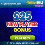 William Hill Vegas £25 Bonus